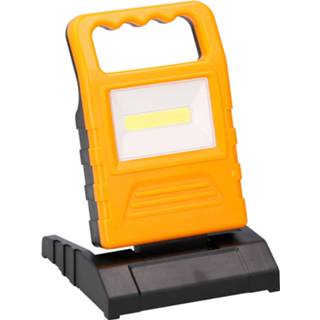Werklamp kunststof geel Dunlop - Cob 120 Lumen 3 Lichtsterktes 8711252068657