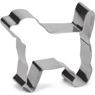 👉 Uitsteekvorm RVS zilver edelstaal zilverkleurig Patisse Hond 8 Cm 8712187019769