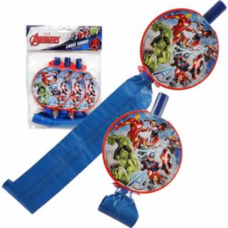 👉 Marvel Roltongen Avengers Jongens 20 Cm Papier Blauw 3 Stuks