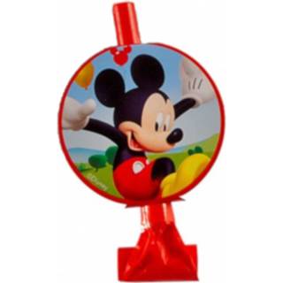 👉 Papier blauw Disney Roltongen Mickey Mouse Junior 20 Cm 6 Stuks 8026196291246