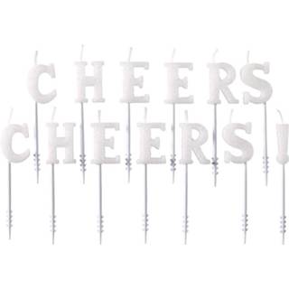 👉 Kaars wax Amscan Kaarsjes Cheers Cheers! Glitter 7,5 Cm 13 Stuks 192937013731