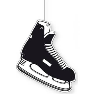 👉 IJshockeyschaats papier multikleur Hangdecoratie Ijshockey Schaats 8718758344506