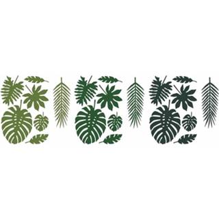 👉 Hawaii decoratie Palmboom Bladeren 21 Stuks 5902230729209