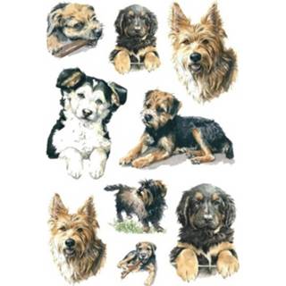 👉 Dierensticker kinderen 27x Honden/puppy dieren stickers