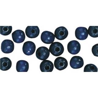 👉 Blauwe hout Donkerblauwe / Navy Hobby Kralen Van 10mm - 52 Stuks Diy Sieraden Maken Rijgen Materiaal 8718758440741