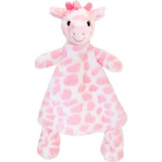 👉 Babyknuffel roze pluche polyester baby's kinderen Keel Toys Tuttel Giraf Giraffen 25 Cm - Knuffeldoekje Knuffeldieren Speelgoed Voor Kind 8719538980075