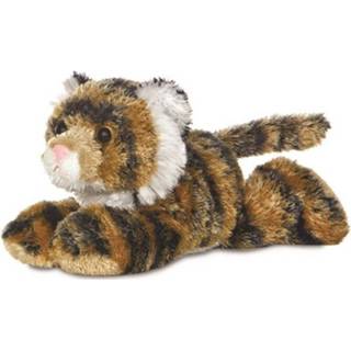 👉 Knuffel pluche bruin Aurora Mini Flopsie Tanya Bengaalse Tijger 20,5 Cm 5034566127586