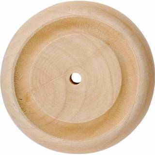 👉 Knutselset houten hout One Size GeenKleur Creotime Wielen 50 x 14 mm blank 40 stuks 5707167072066