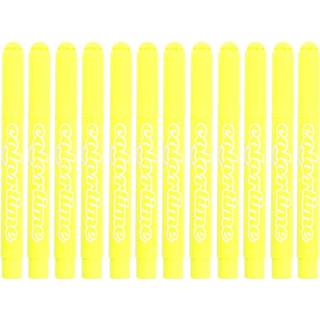 👉 Stift geel Colortime Stiften Lijndikte 5 Mm 12 Stuks 5707167882252