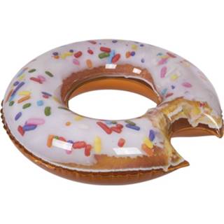 👉 Zwembandje multikleur Opblaasbaar Donut 100 Cm - Zwembanden Zwemringen 8720147002300