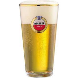 👉 Bierglas glas transparant Amstel Bierglazen Vaasje 25 Cl - 12 Stuks 8718481596692