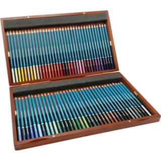 👉 Potlood houten multikleur Mont Marte Premium Aquarel Potloden 72 Stuks In Kist 7436939093074