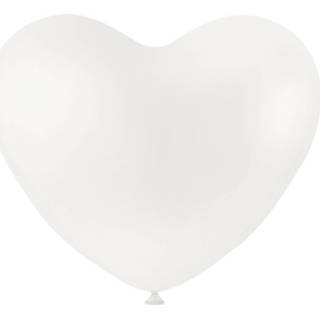 👉 Ballon wit Creotime Ballonnen Hart 8 Stuks 5712854110167
