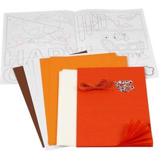 👉 Papier karton multikleur Creotime Knippakket Diy Haloween Papier/karton Junior 55-delig 5712854001984