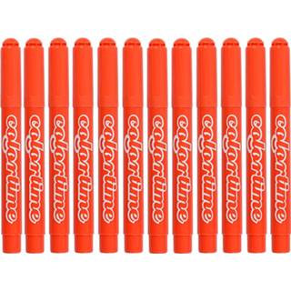 👉 Stift oranje mannen Colortime Stiften Lijndikte 5 Mm Mandarijn 12 Stuks 5707167882436