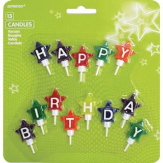 👉 Amscan Mini-verjaardagskaarsjes Happy Birthday 4,1 Cm 13 Stuks 13051419929