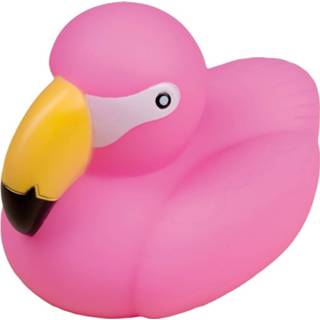 👉 Badeendje roze Happy People Badeend Flamingo 9 Cm 4008332402529