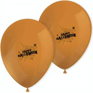 👉 Ballon oranje Procos Ballonnen Spooky Halloween 28 Cm 8 Stuks 5201184819517