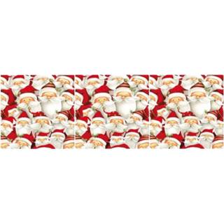 👉 Servet papier multikleur 60x Kerstman Servetten 33 X Cm - Kerstservetten 8720147641264