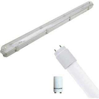 👉 Armatuur wit Led Tl Met T8 Buis Incl. Starter - Aigi Hari 150cm Enkel 22w Natuurlijk 4200k Waterdicht Ip65 6013920844894