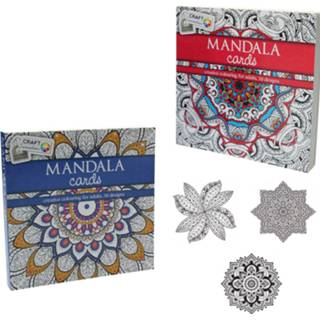 👉 Kleurboek mannen Craft Sensations Mandala 2 Stuks 7434003897863