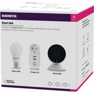 👉 Energielabel Marmitek Smart me Wi-Fi Starterkit veiligheid Start MA E27 9 W Energielabel: A+ (A++ - E) 8718164535505