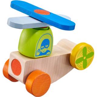 👉 Helikopter hout multikleur Selecta Spielzeug Speelset Junior Naturel 5-delig 4060848620798