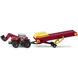 👉 Transportband kunststof geel Siku Massey Ferguson Tractor Met 41,6 Cm (1996) 4006874019960