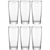 👉 Fluit glas transparant 12x Stuks Fluitjes Bierglazen 20 Cl - Glazen Voor Bier 8411712764340