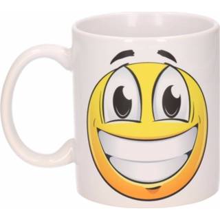 👉 Beker keramisch multikleur Vrolijke Smiley Mok / 300 Ml 8719538158443