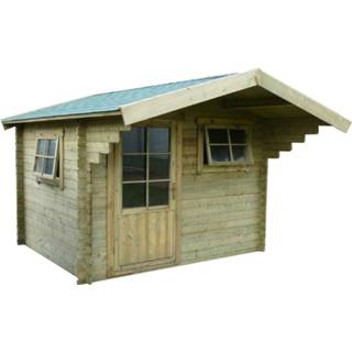 👉 Tuinhuisje houten tuinhuis blokhut Ipswich 300x250cm 8718481765906