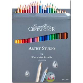 👉 Aquarelpotlood One Size GeenKleur Cretacolor Artist Studio Aquarelpotloden 24 stuks 9014400136918