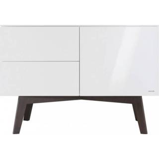 👉 Commode sixties wit glans kinderen Kidsmill Hoogglans / Walnoot 1114582001672