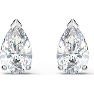 👉 Oorsteker PE One Size zilver zilverkleurig Swarovski Sieraden 5563121 - Attract Pear Oorstekers 9009655631219