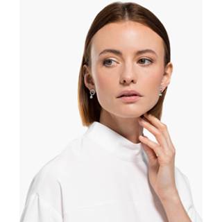 👉 Oorsteker zilverkleurig PE One Size zilver Swarovski Sieraden 5563278 - Attract Cir Oorstekers 9009655632780