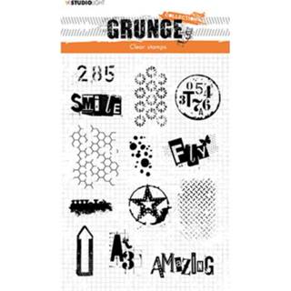 👉 One Size GeenKleur Studio Light Clear Stamps Backgrounds Grunge 8713943112588