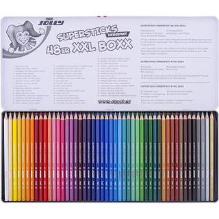 👉 Kleurpotlood XXL One Size meerkleurig Jolly Supersticks Classic kleurpotloden Boxx 48 stuks 9014400107345