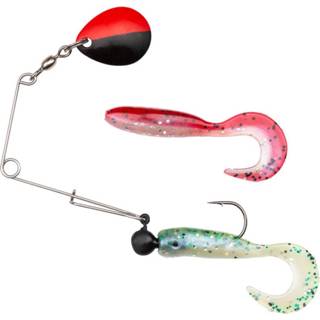 👉 Rood zwart Berkley URBN Micro Spinnerbait - Red/Black 2g