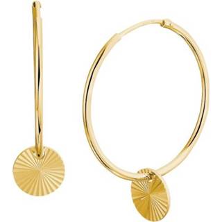 👉 Oorring geelgoud zilver One Size goudkleurig TFT Oorringen Rondje Op Gediamanteerd 1.5 mm x 32 8718834674589