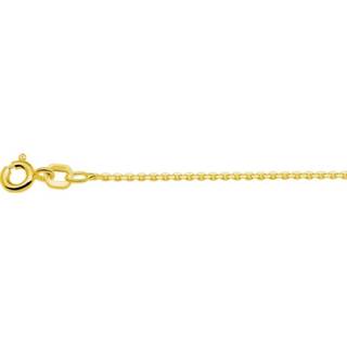 👉 Halsketting geelgoud One Size goudkleurig TFT Collier Anker Gediamanteerd 1,1 mm 8718834683505