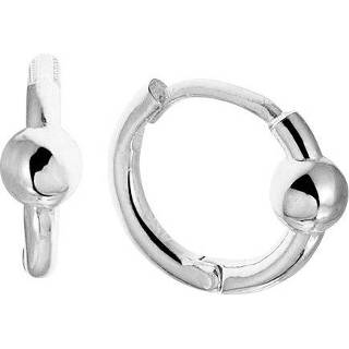 👉 Zilver One Size zilverkleurig TFT Klapoorringen Bolletjes Gerhodineerd Glanzend 8718834671090