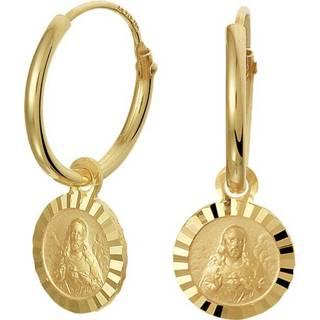 👉 Geelgoud zilver One Size goudkleurig TFT Klapoorringen Scapulier Op Glanzend 8718834661657