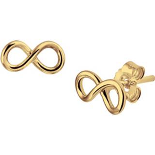 👉 Oorknop geelgoud zilver glanzen One Size goudkleurig TFT Oorknoppen Infinity 1 Micron Op Glanzend 9 mm x 4.5 8718834678006