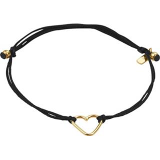 👉 Armband goud katoen One Size array TFT Hartje 13 - 19 cm 8718834672363