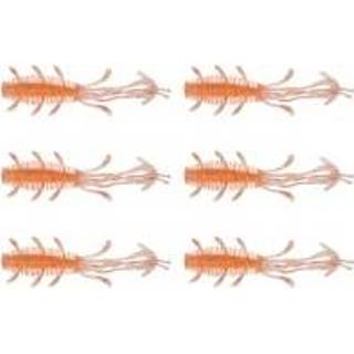 👉 Powerbait oranje kunstaas roofvis softbait Berkley Sick Bug - Earthworm 10cm 6 Stuks