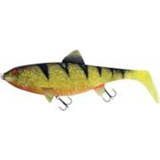 👉 Softbait roofvis kunstaas roze nieuw Fox Rage Giant Replicant - Ultra UV Perch 27cm 5056212141920