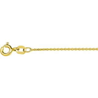 Halsketting geelgoud One Size goudkleurig TFT Collier Anker Plat 1,2 mm 41 + 4 cm 8718834683437