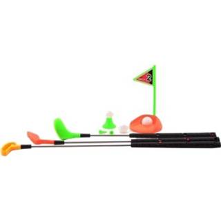 Golfset staal meerkleurig One Size Johntoy Sports Active junior 8711866202348