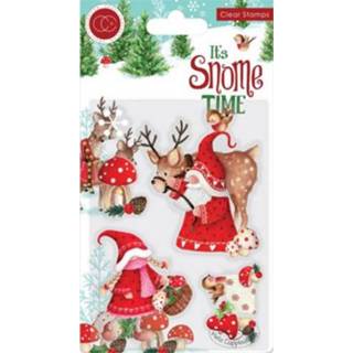 👉 One Size GeenKleur Craft Consortium Clear Stamps Mr & Mrs Snome 5060394627028