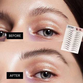 👉 Tattoo One Size GeenKleur Dermarolling Semi-Permanente Waterproof Wenkbrauw Sticker #STM-01 8720246147162